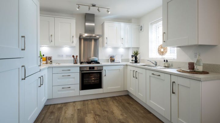 Image is an example of a kitchen for The Bowdler at Sulis Down in Bath